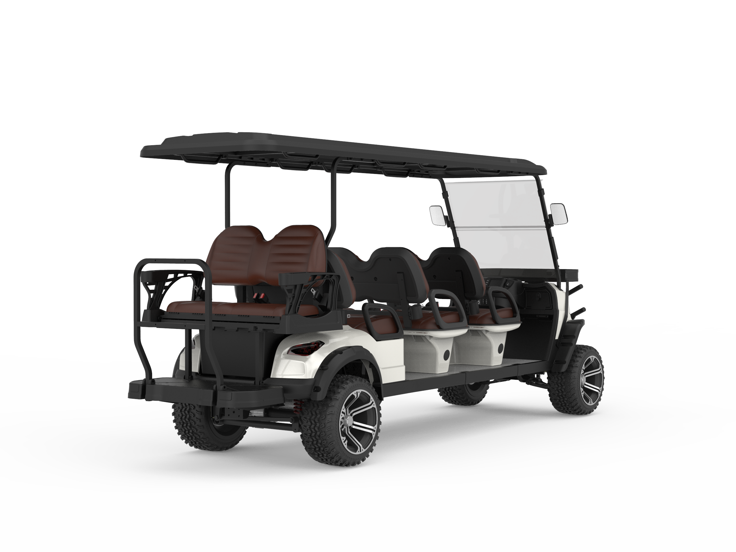 BorCart ES-L6+2 8-Seater Lifted Electric Golf 6+2 Cart EC-L6+2